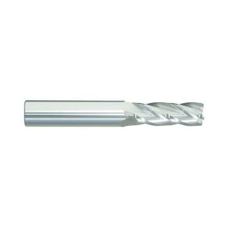 Morse Single End Mill, Center Cutting Regular Length, Series 5943, 1516 Cutter Dia, 4 Overall Length,  57943